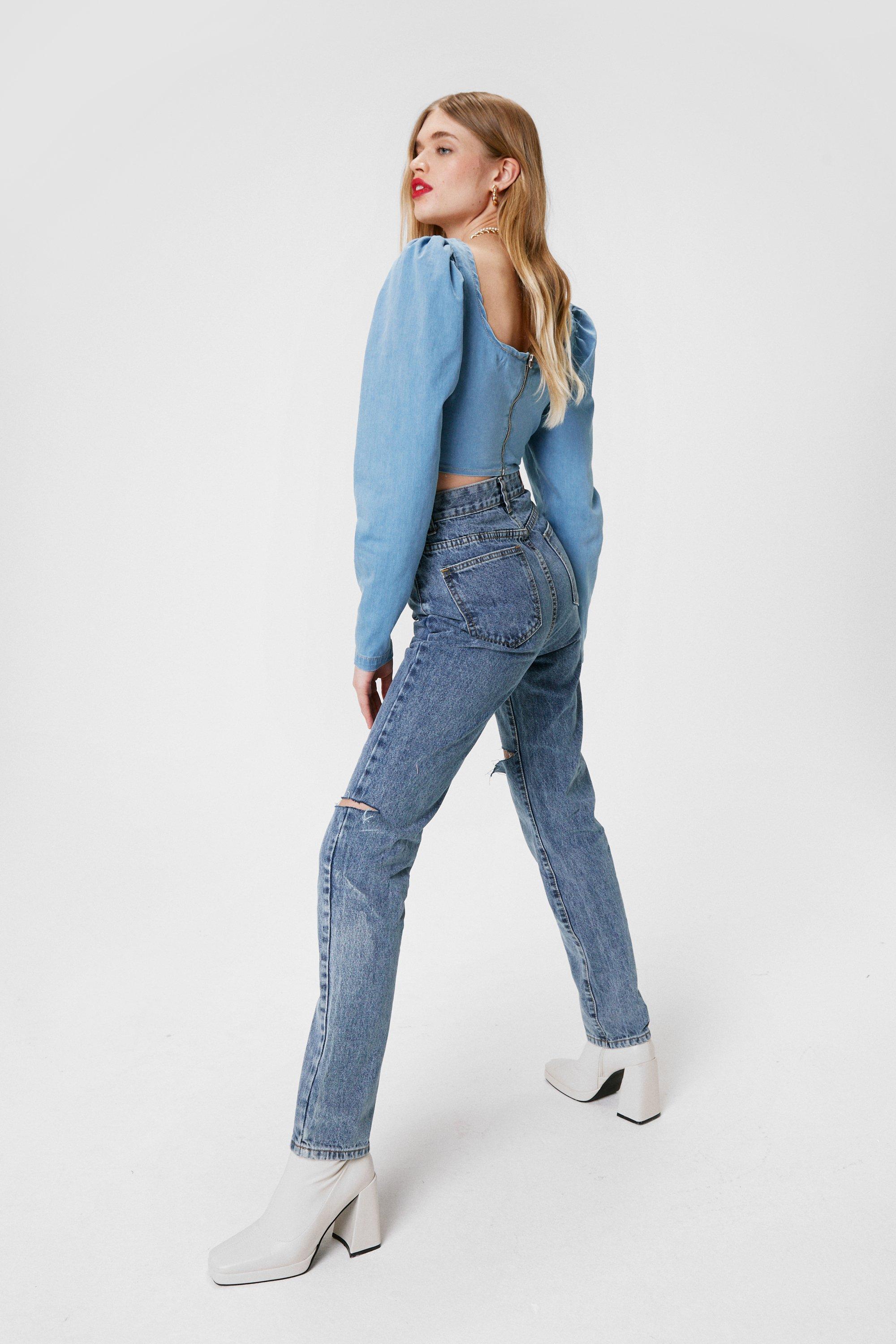 Nasty gal ripped store jeans